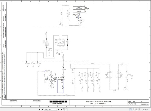 Liebherr Wheel Loader L566 G5.1 D 1797 Service Manual 12278344 3