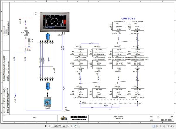 Liebherr Wheel Loader L580 1170 Service Manual 11450184 3