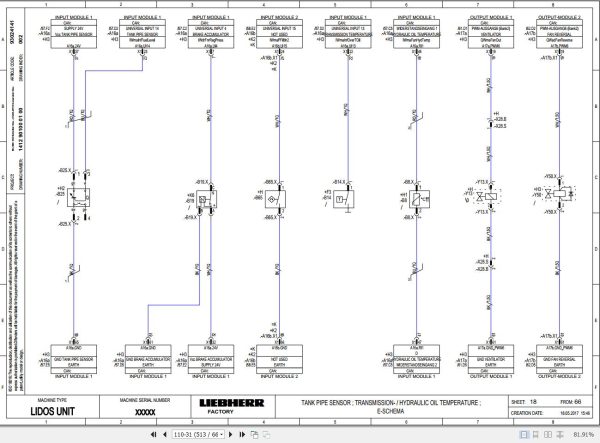 Liebherr Wheel Loader L580 1412 Service Manual 11827699 3