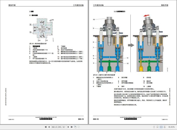 Liebherr Wheel Loader L580 1412 Service Manual 11827701 ZH 2