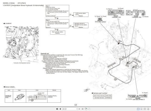 Link Belt Excavator 130X4 Engine DTC Information 2