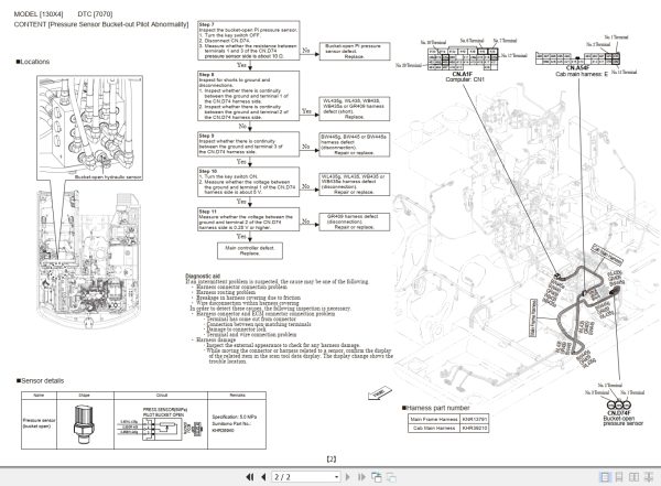 Link Belt Excavator 130X4 Engine DTC Information 3