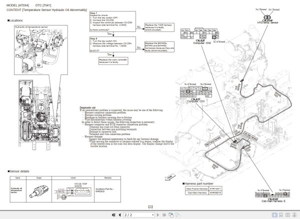 Link Belt Excavator 490X4 Engine DTC Information 2