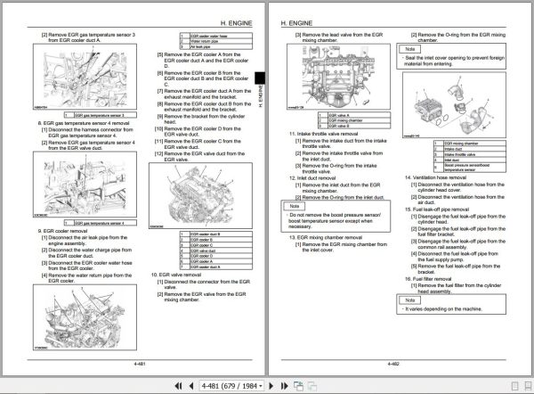 Link Belt Excavator 490X4 Service Manual WLSM4707 02LX 2