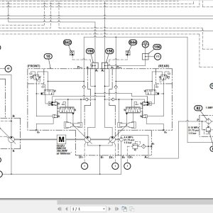 Link Belt Excavator 750X4 Hydraulic Schematic 1