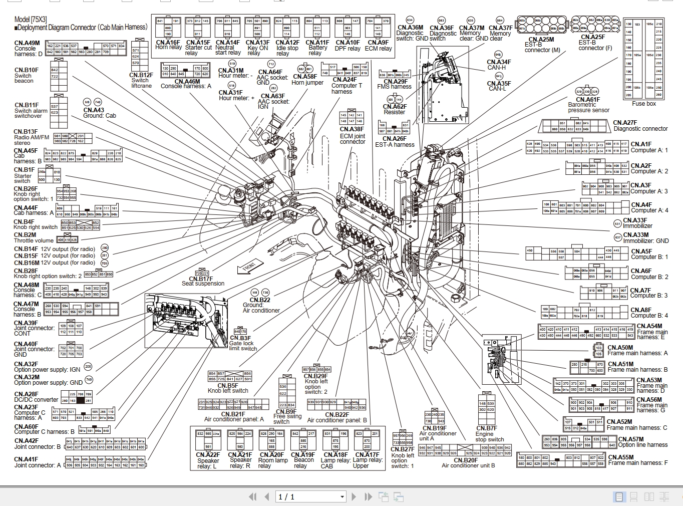 Link Belt Excavator 75X3 Engine DTC Information 1