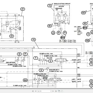 Link Belt Excavator 80X3 Hydraulic Schematic 81541139 0 1