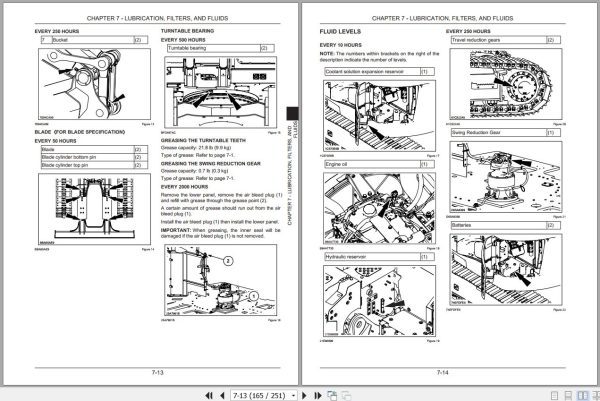 Link Belt Hydraulic Excavator 145X4 Operators Manual 145X4 OM LXG 00 2