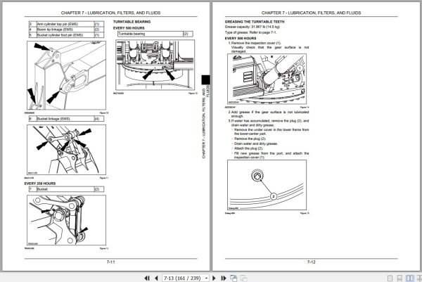 Link Belt Hydraulic Excavator 250X4 250X4 LF Operators Manual 250X4 OM LXG 03 2