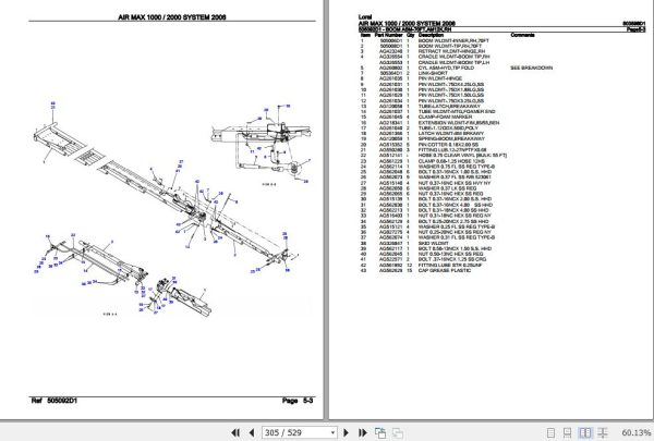Loral Air Max System 1000 2000 Parts Catalog 503598D1 3