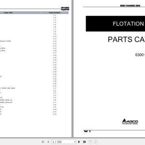 Loral Chassis 6300 Parts Manual WR124922 1