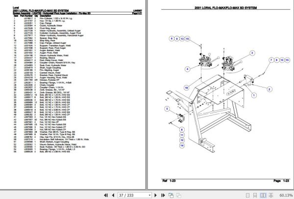 Loral Flo Max System SD 2001 Parts Catalog L045067 3