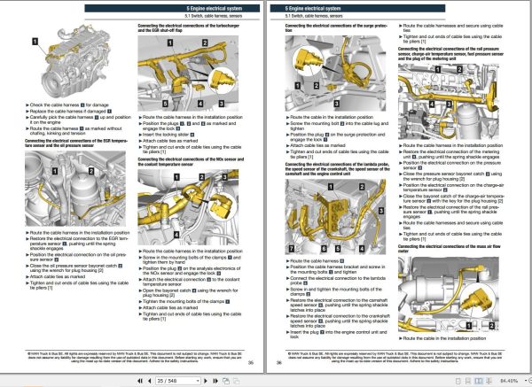 MAN Engine D2676 LE1XX Repair Manual 51.99598 8360 1