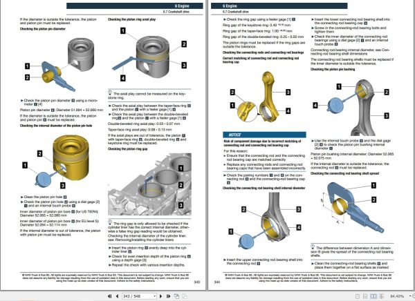 MAN Engine D2676 LE1XX Repair Manual 51.99598 8360 2