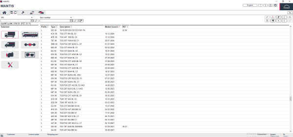 MAN MANTIS EPC V768 03.2025 Spare Parts Catalog 2