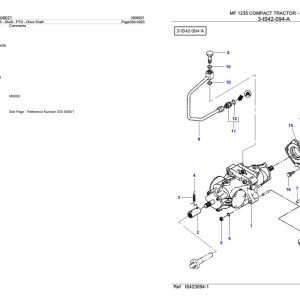 Massey Ferguson 1235 Compact Tractor Parts Catalog 3906021 1