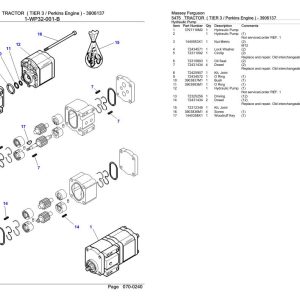 Massey Ferguson 5475 Tractor Parts Catalog 3906137 1