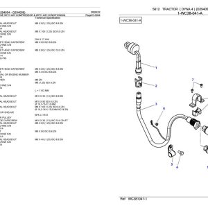Massey Ferguson 5612 Tractor Parts Catalog 3906432 1