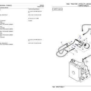 Massey Ferguson 7622 Tractor Parts Catalog 3906354 1