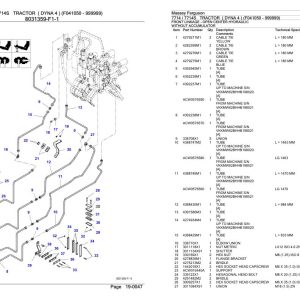 Massey Ferguson 7714 7714S Tractor Parts Catalog 6246149 1