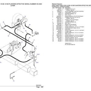 Massey Ferguson 8104 8106 8108 8122 8128 8138 Planter Effective Parts Catalog 00731001 1