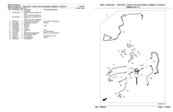 Massey Ferguson 8650 Tractor Parts Catalog 3906318 2