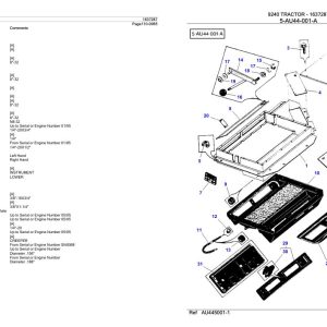 Massey Ferguson 9240 Tractor Parts Catalog 1637287 1