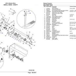 Massey Ferguson 9610 Grain Drill Parts Catalog 651960 1