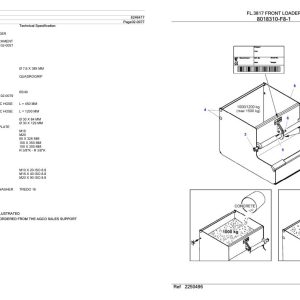 Massey Ferguson FL.3817 Front Loader Parts Catalog 6246417 1