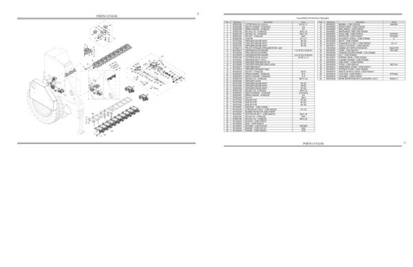 Massey Ferguson MF 320 322 326 Seeder Spreader Parts Catalog 96980075 2
