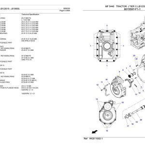 Massey Ferguson MF 5440 Tractor Parts Catalog 3906339 1