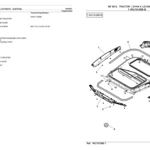 Massey Ferguson MF 6612 Tractor Parts Catalog 6246051 1