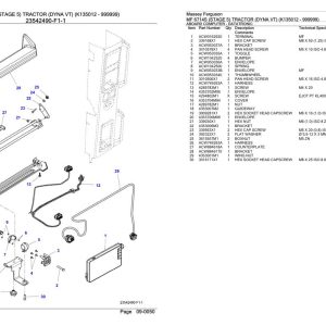 Massey Ferguson MF 6714S Tractor Parts Catalog 6246575 1