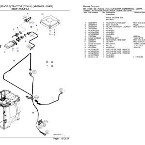 Massey Ferguson MF 7718S Tractor Parts Catalog 6246544 1