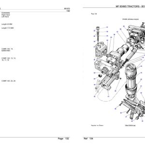 Massey Ferguson MF 865 Tractor Parts Catalog 951072 1