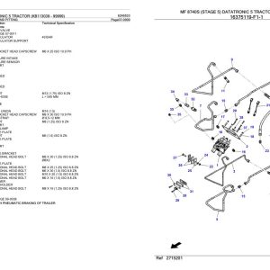 Massey Ferguson MF 8740S Tractor Parts Catalog 6246533 1