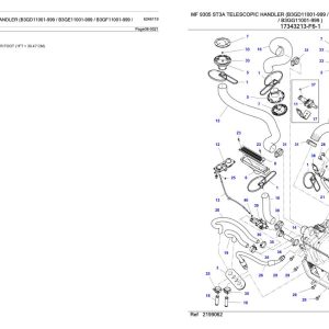 Massey Ferguson MF 9305 ST3A Telescopic Handler Parts Catalog 6246119 1