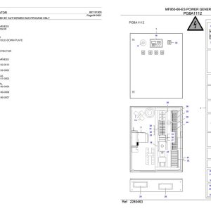 Massey Ferguson MF950 66 ES Power Generator Parts Catalog 891191905 1