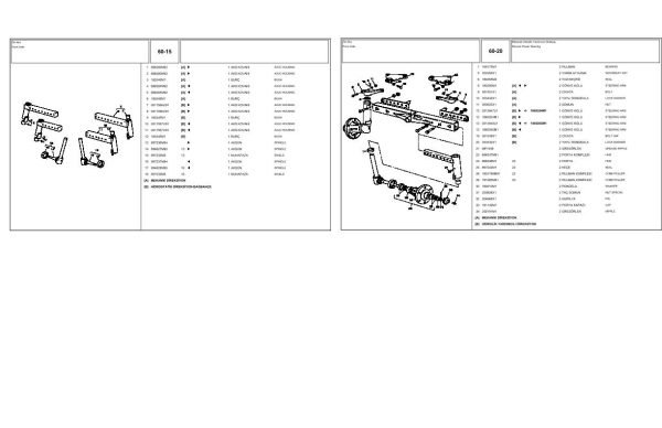 Massey Ferguson T240 Domestic Uzel Turkey Parts Catalog Uzt3005 2