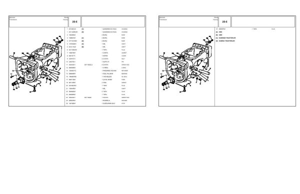 Massey Ferguson T266G Face Lift Domestic Uzel Turkey Parts Catalog UZT3007 2