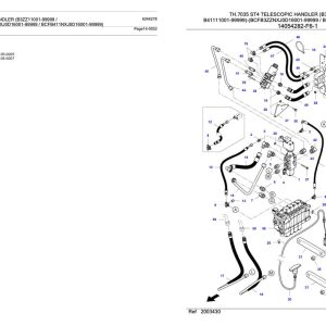 Massey Ferguson TH.7035 ST4 Telescopic Handler Parts Catalog 6246278 1