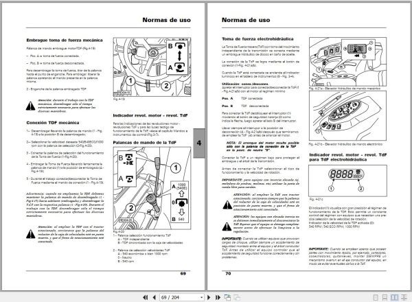 McCORMICK Tractor Frutero F60 to F105XL Operator Maintenance Manual OM9 10683SP ES 2