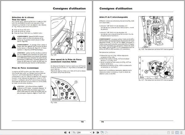 McCORMICK Tractor Verger F60 to F105XL Operator Maintenance Manual OM9 10633FR FR 2