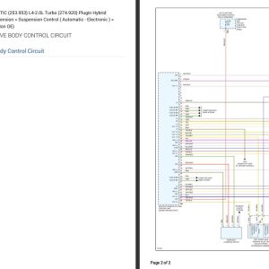 Mercedes Benz GLC350e 2020 Electrical Wiring Diagrams 1