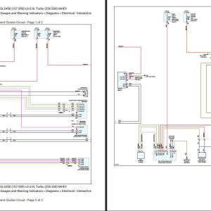Mercedes Benz GLS450 2022 L6 3.0L Turbo MHEV Wiring Diagrams 2