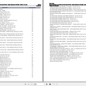 New Idea Planter 9000 Series Parts Catalog 988012 1