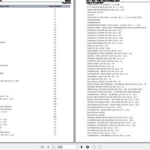 New Idea Uni Power Unit 701 702 702D Parts Catalog 986364 1