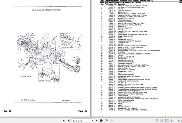 New Idea Uni Power Unit 706D Parts Catalog 985975 3