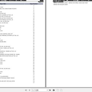 New Idea Uni Power Unit 707D Parts Catalog 986366 1