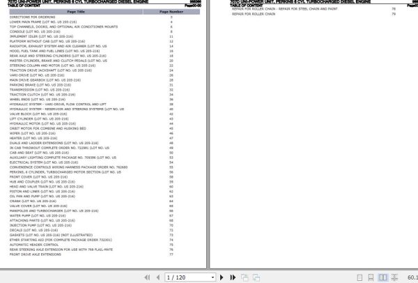 New Idea Uni Power Unit 707D Parts Catalog 986366 1